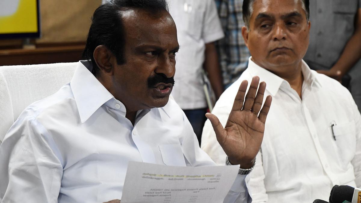 Housing Minister refutes Annamalai’s allegations The Hindu